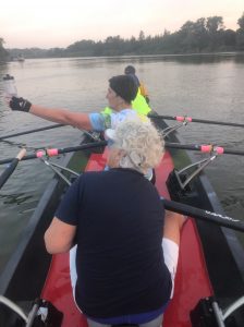 coastal rowing crew see the sights